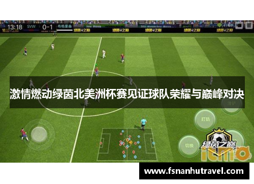 激情燃动绿茵北美洲杯赛见证球队荣耀与巅峰对决